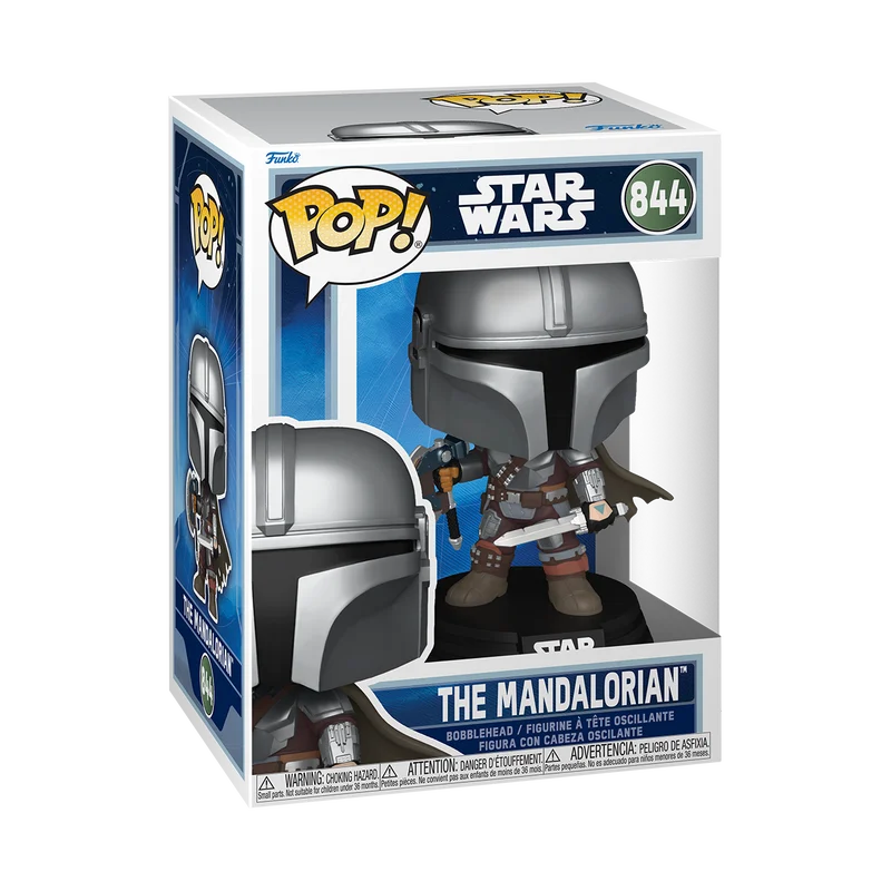 MANDALORIAN & GROGU - POP Star Wars N°844 - The Mandalorian Dual Wield