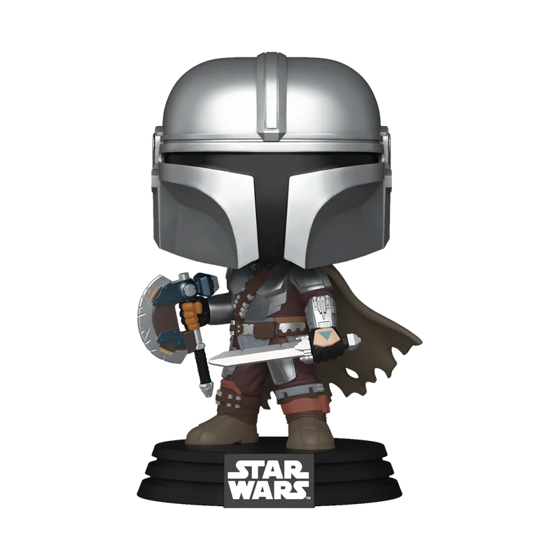MANDALORIAN & GROGU - POP Star Wars N°844 - The Mandalorian Dual Wield