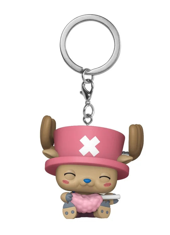 ONE PIECE - Pocket Pop Keychains - Chopper with cotton candy