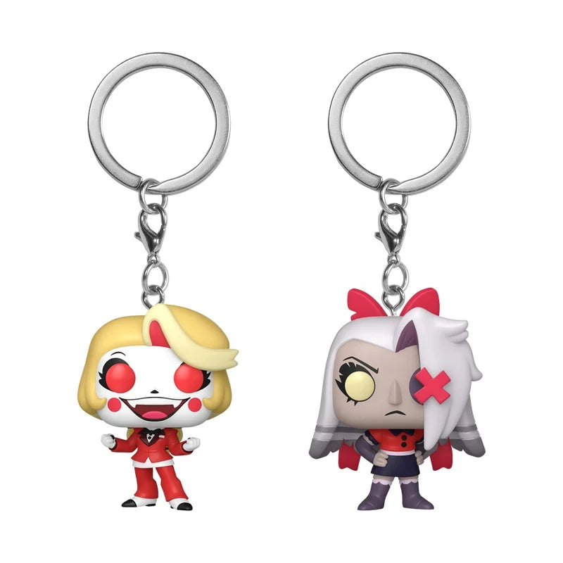 HAZBIN HOTEL - Pocket Pop Keychains 2 Pack- Charlie & Vaggie