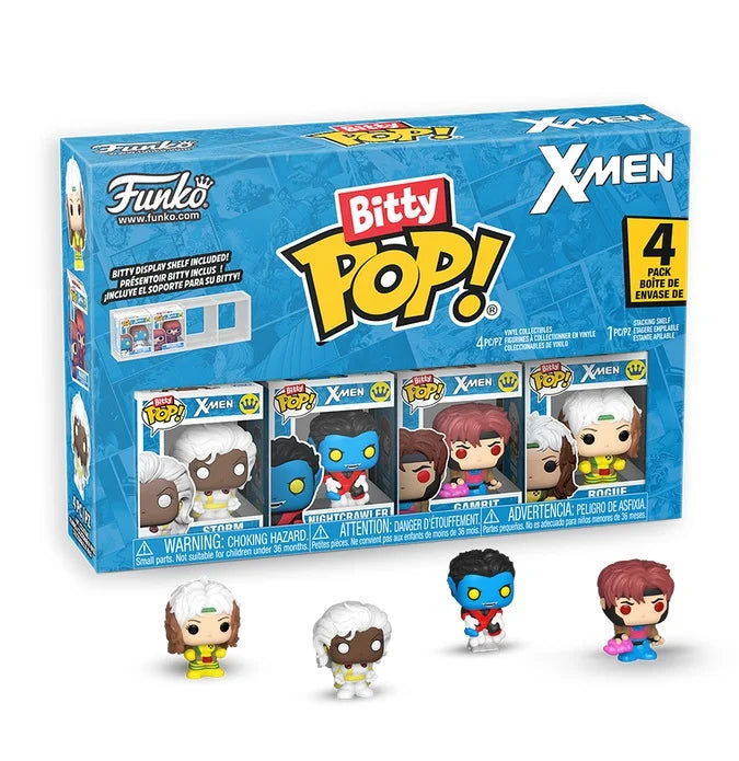 X-MEN - Bitty Pop 4 Pack 2.5cm - Gambit with Chase