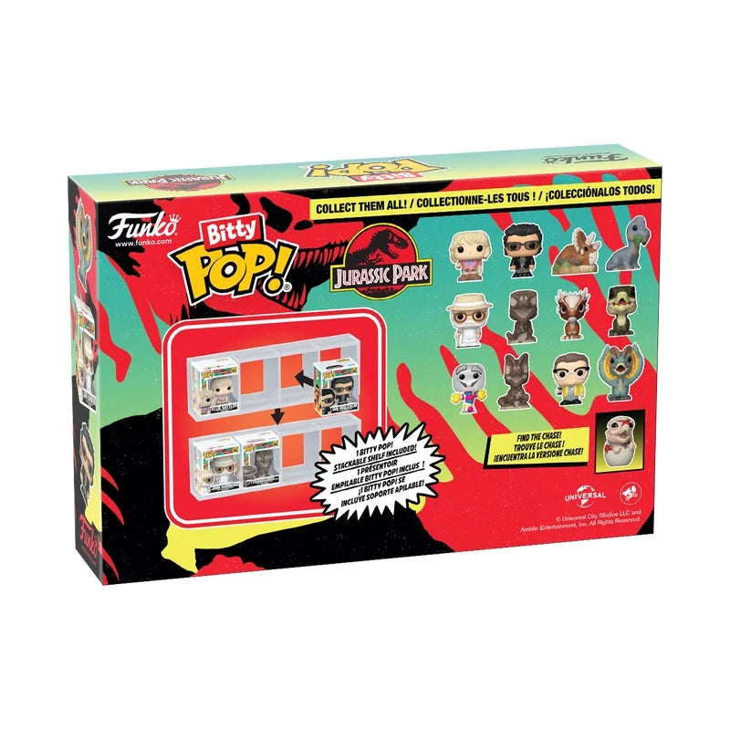 JURASSIC PARK - Bitty Pop 4 Pack 2.5cm - Triceratops