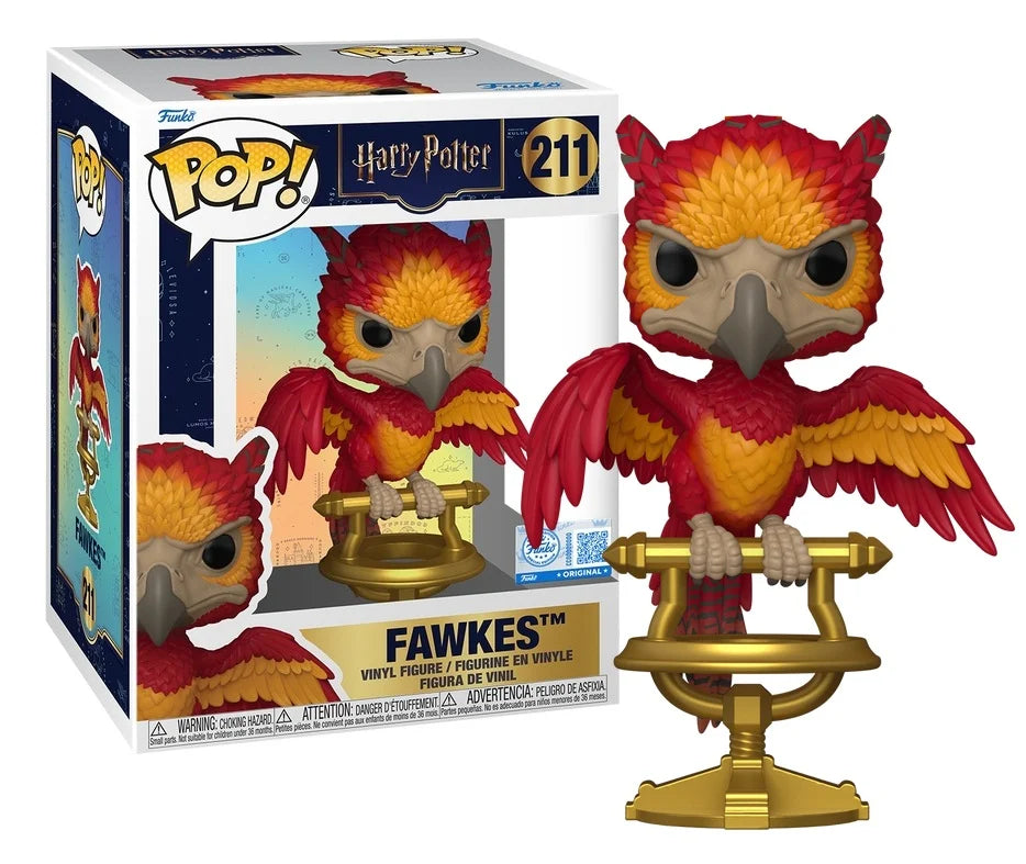 HARRY POTTER - POP Premium N° 211 - Fawkes on Perch