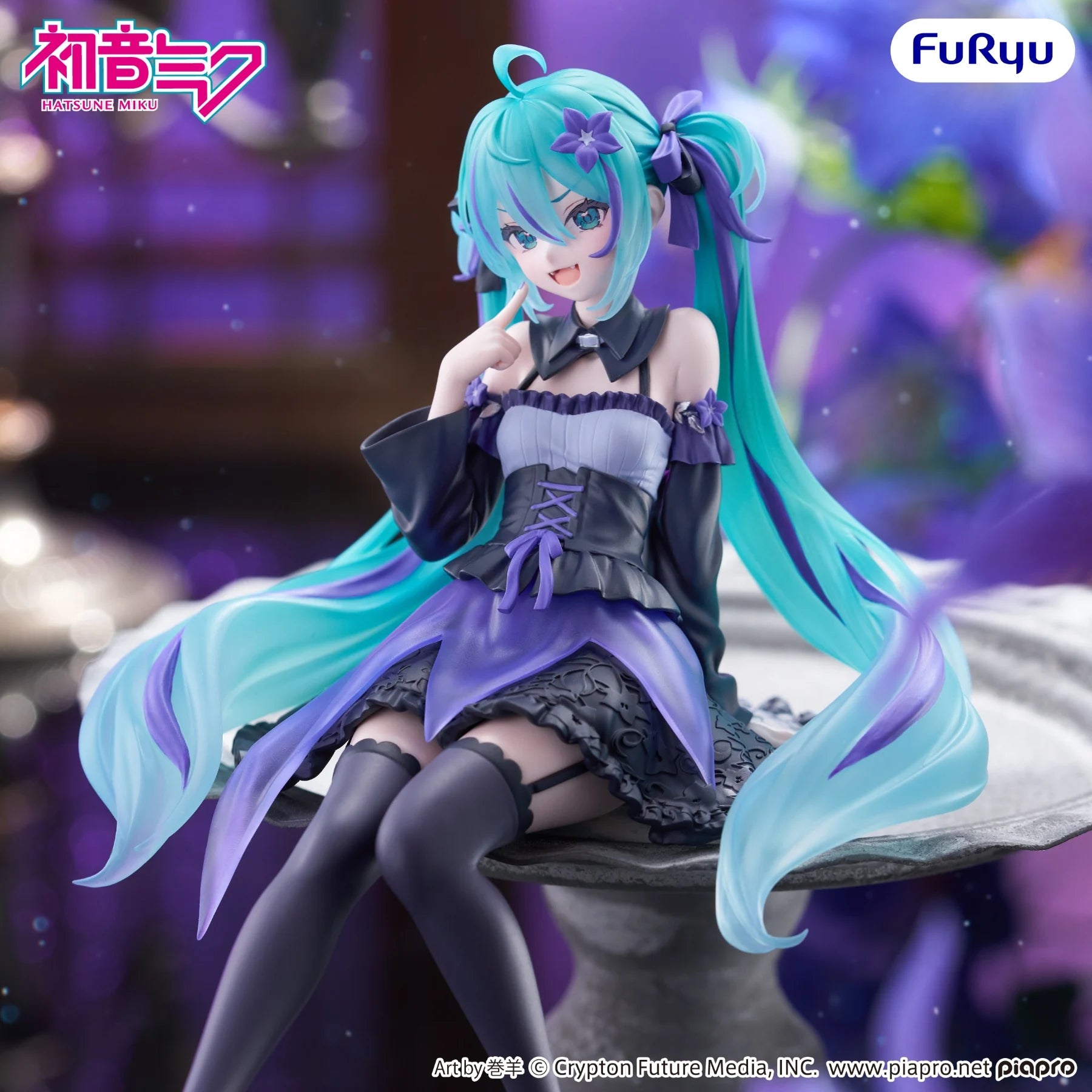 HATSUNE MIKU - Flower Fairy Bellflower - Statue Noodle Stopper 14cm