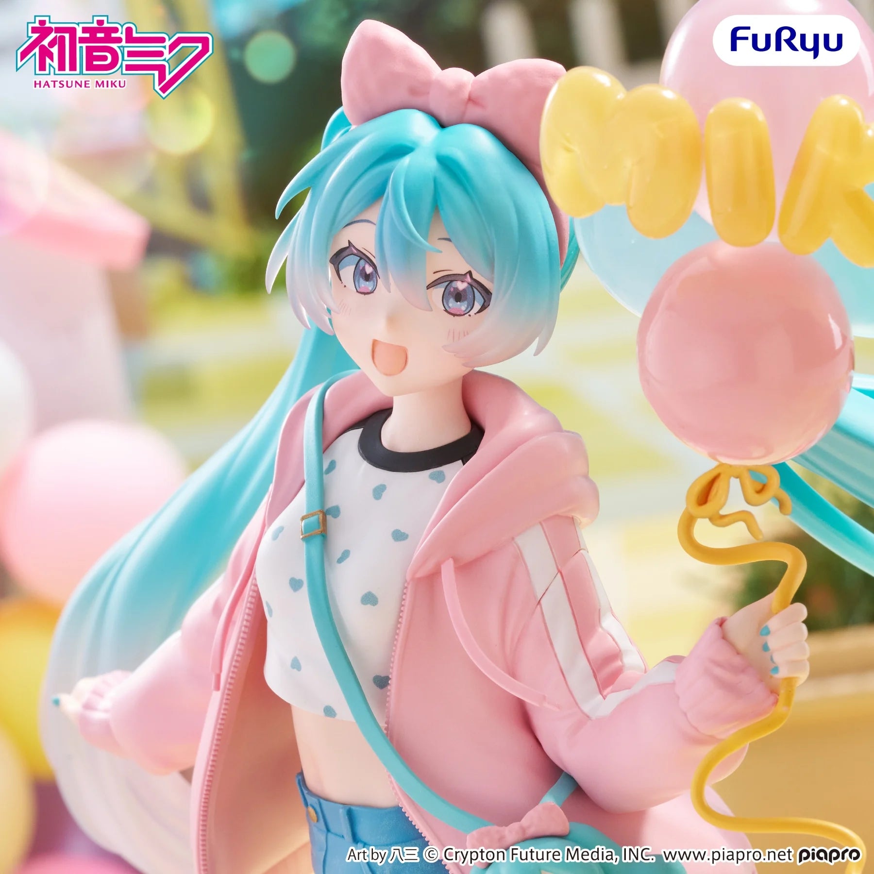 HATSUNE MIKU - Theme Park Date - Statue Muchute 19cm