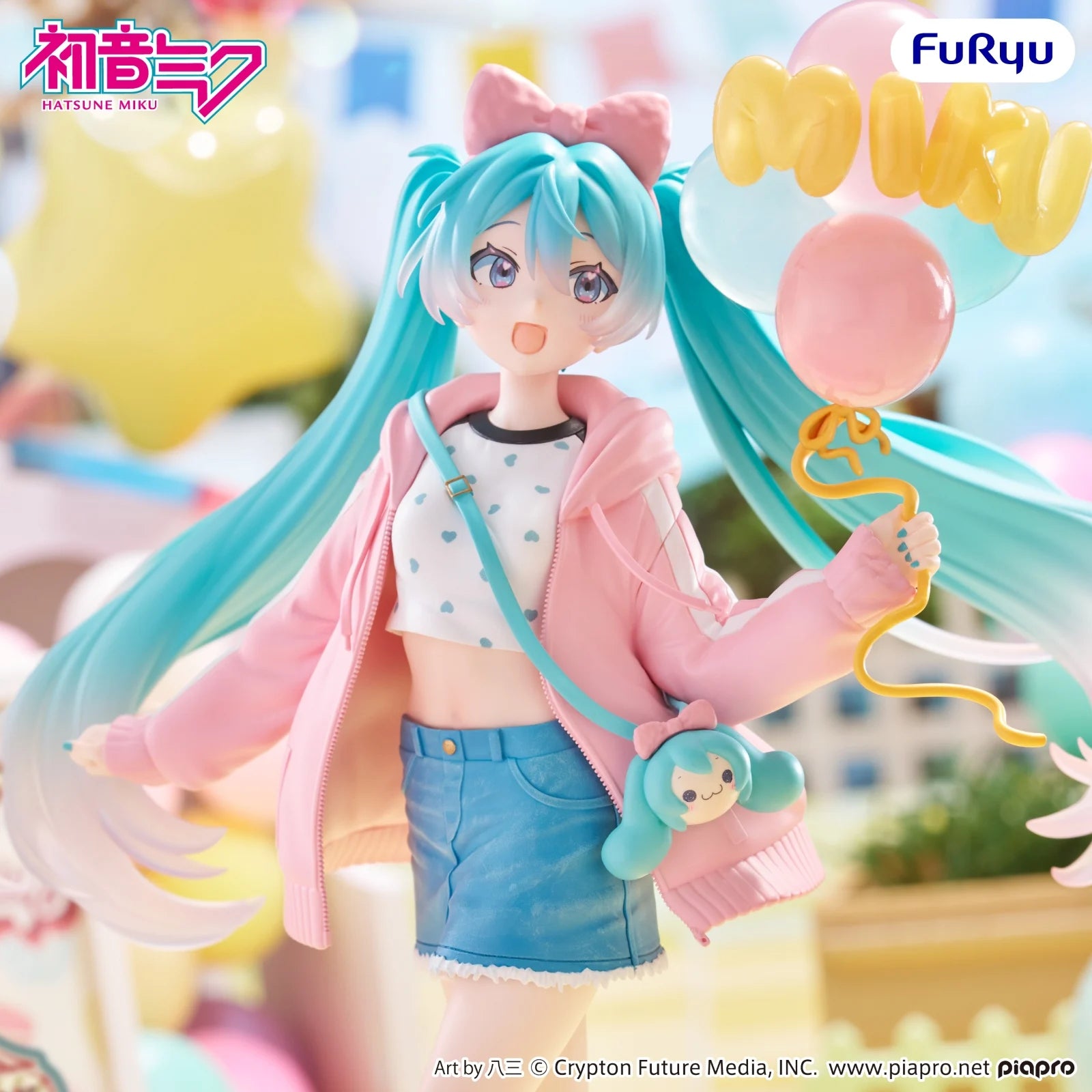 HATSUNE MIKU - Theme Park Date - Statue Muchute 19cm