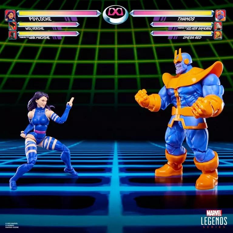 MARVEL - Psylocke VS Thanos - Figurine Legend Series 15cm