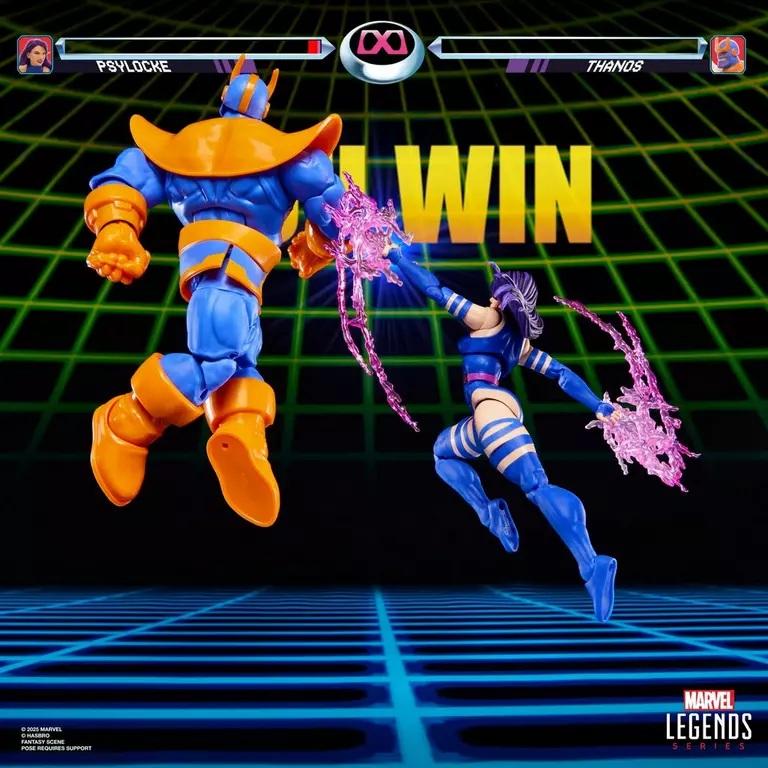 MARVEL - Psylocke VS Thanos - Figurine Legend Series 15cm