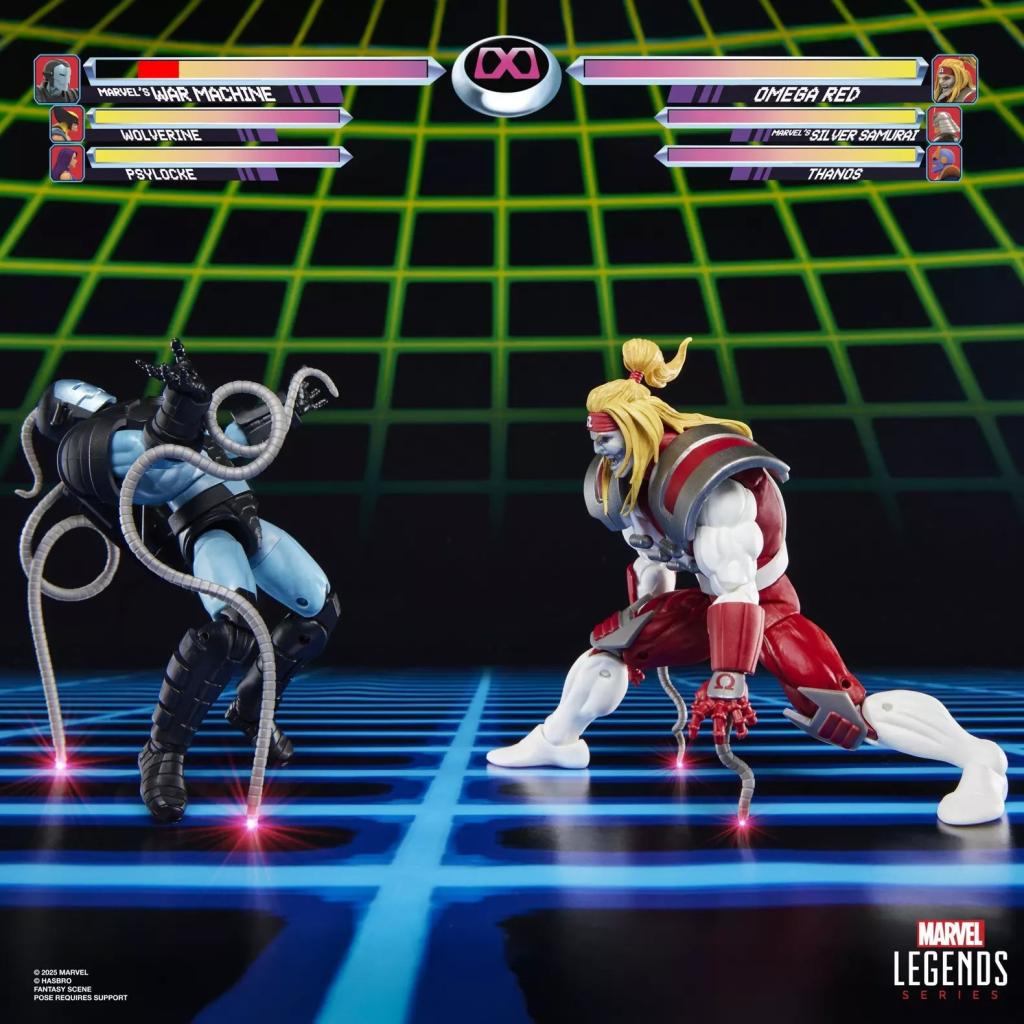 MARVEL - War Machine VS Omega Red - Figurine Legend Series 15cm