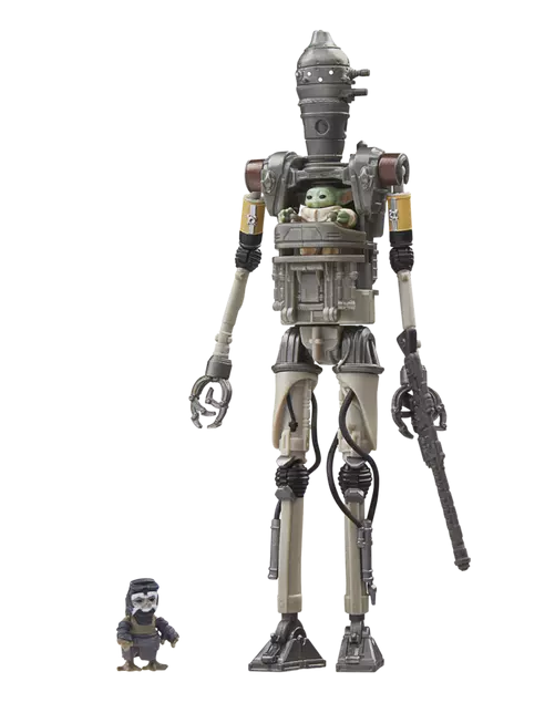 THE MANDALORIAN - IG-12, Grogu & Anzellan -Fig Vintage Collection 10cm