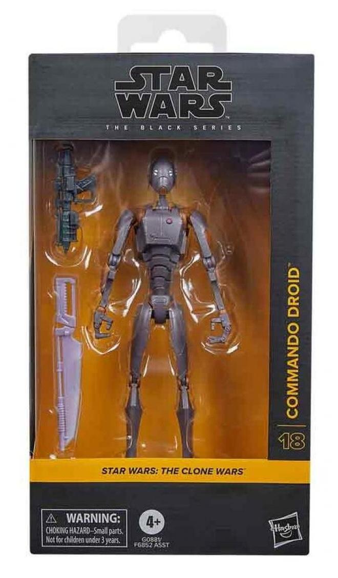 STAR WARS THE CLONE WARS  - Droid Commando - Figurine 15cm
