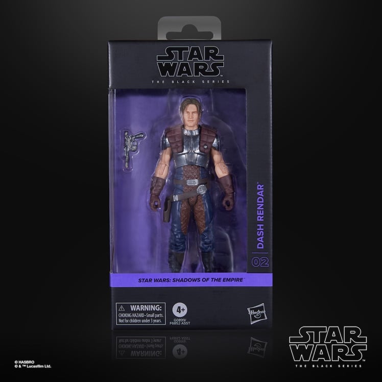STAR WARS SHADOWS OF THE EMPIRE - Dash Rendar - Fig. Black Series 15cm