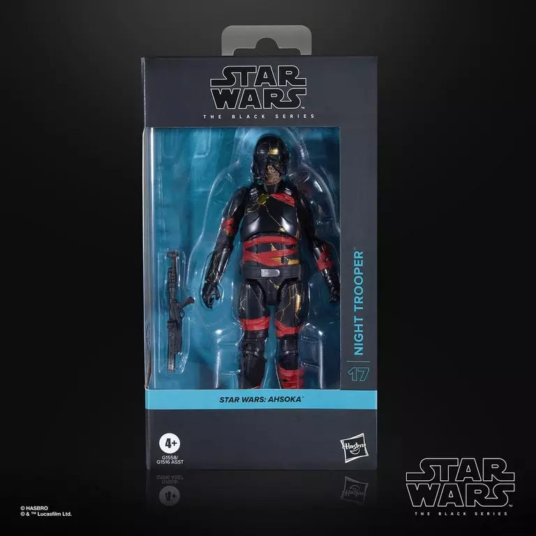 STAR WARS AHSOKA - Night Trooper - Figure Black Series 15cm