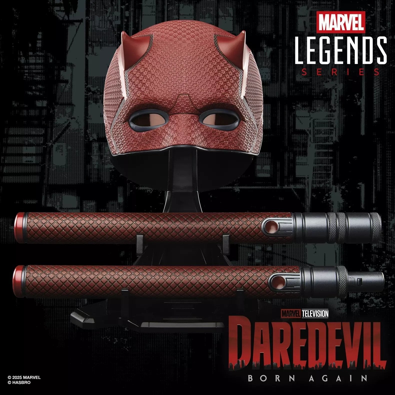 MARVEL - Helmet & Billy club Premium roleplay Daredevil Legend Series