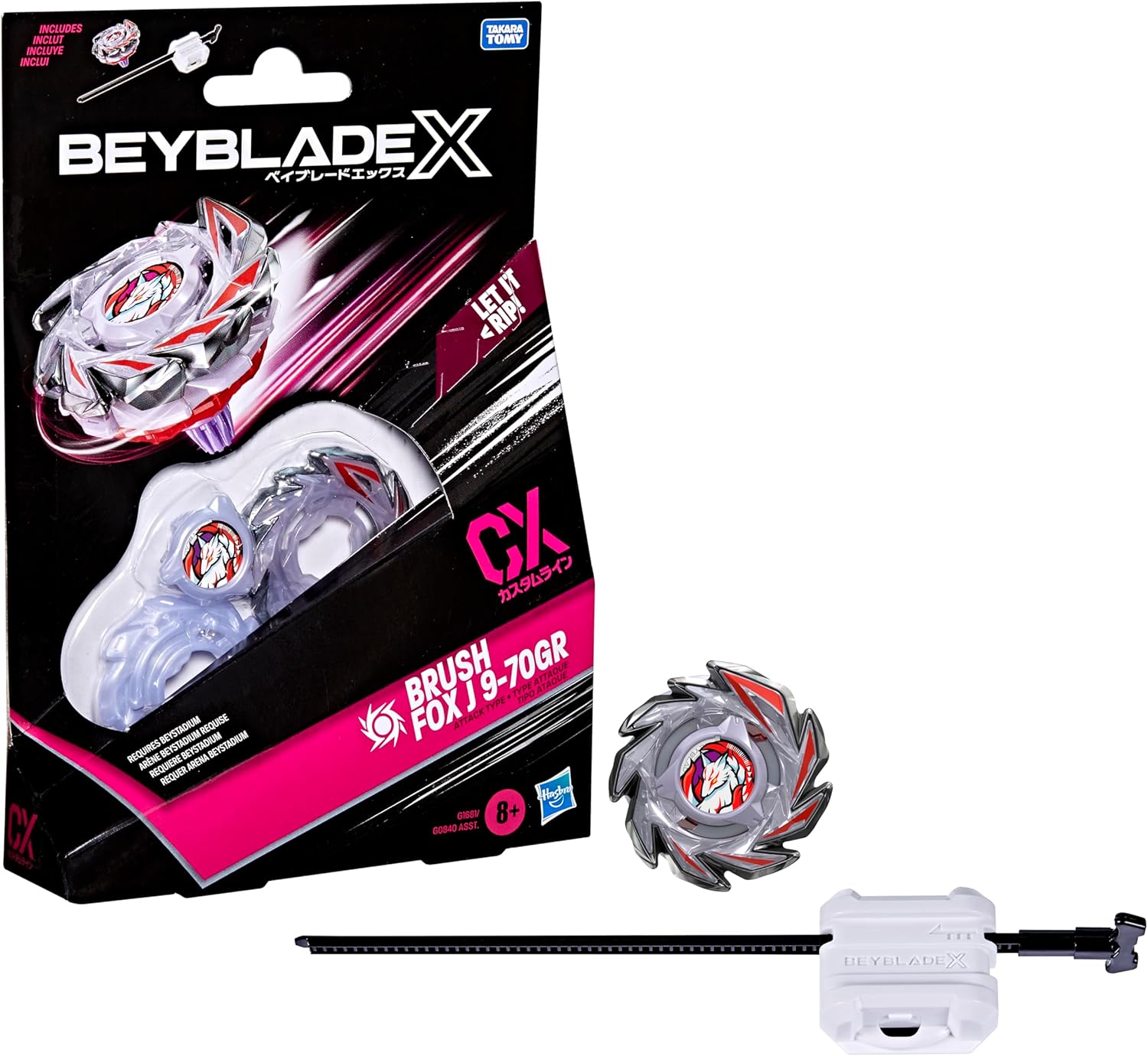 BEYBLADE X - Brush Fox J 9-70GR CX Starter Pack