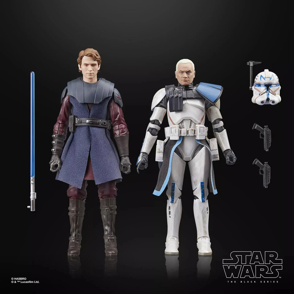 STAR WARS - Anakin & Captain Rex - Figure Black Series 15cm