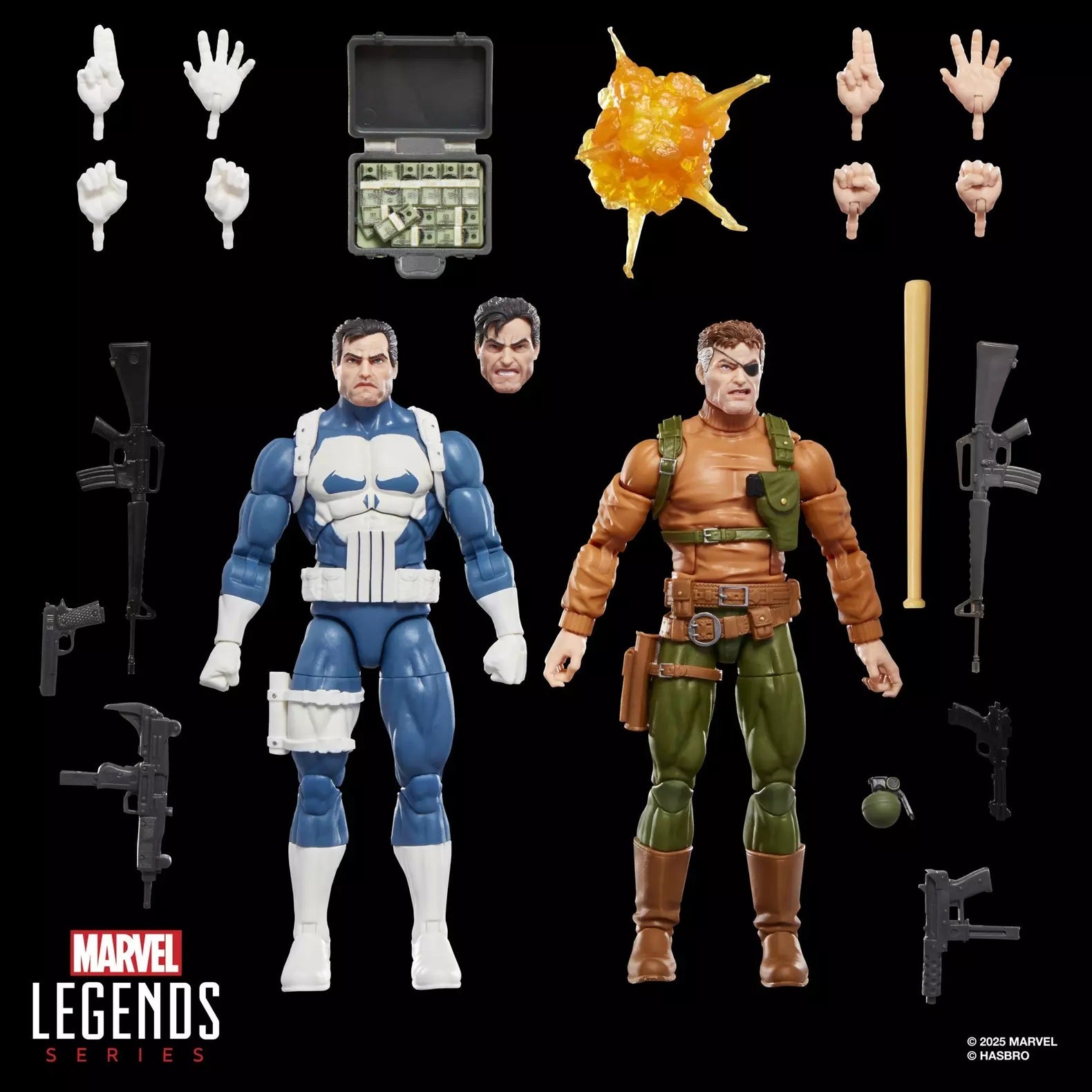 MARVEL - Punisher & Nick Fury "Gamerverse" - Fig. Legends Series 15cm