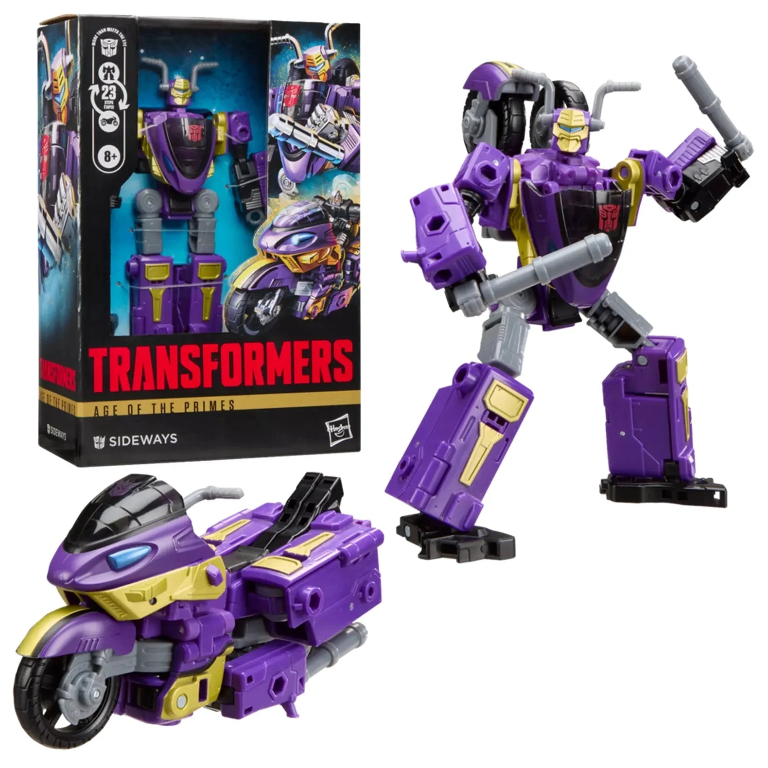 TRANSFORMERS - Sideways - Figure Age of the Primes 14.5cm