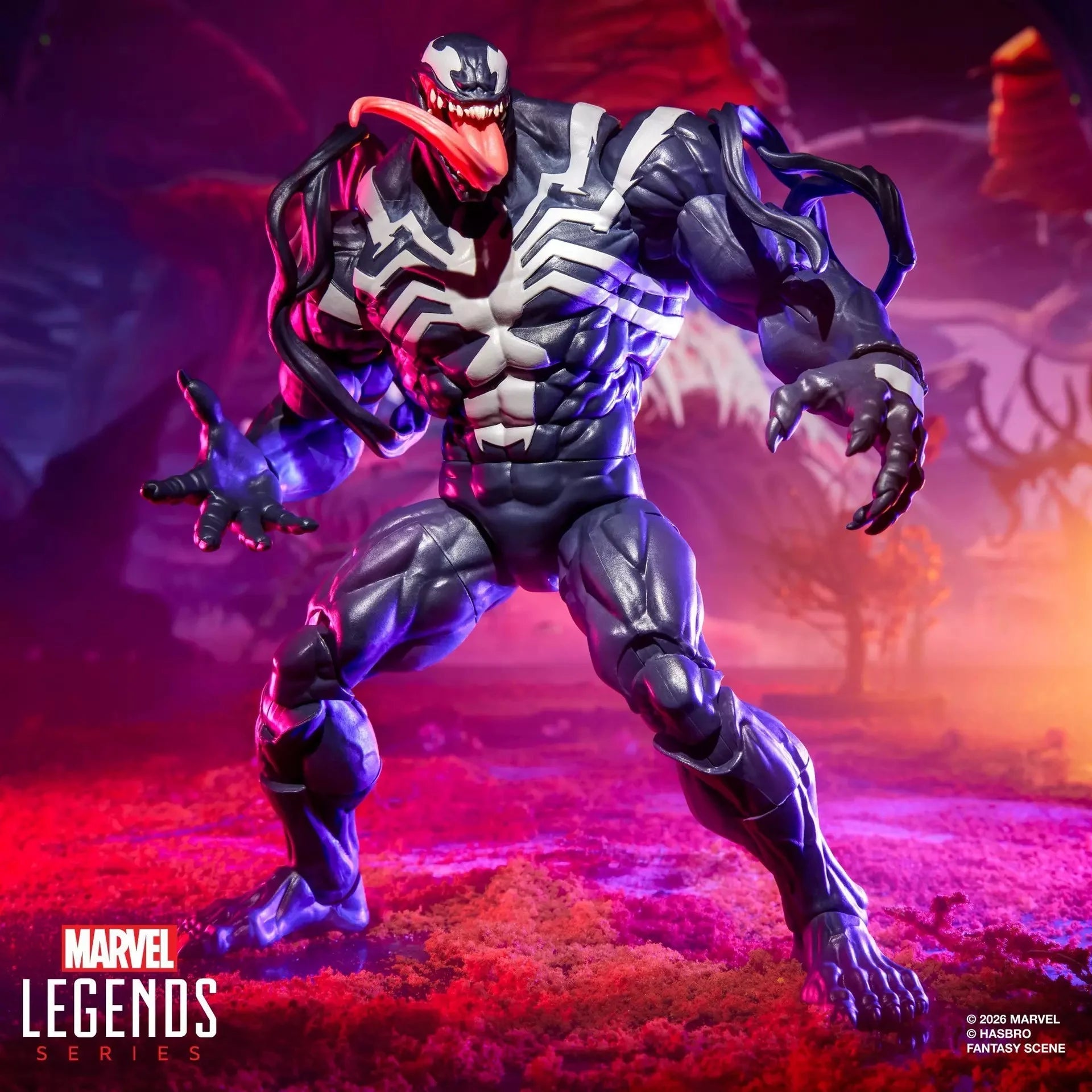 MARVEL RIVALS - Venom & Jeff the Land Shark - Fig. Legend Series 15cm