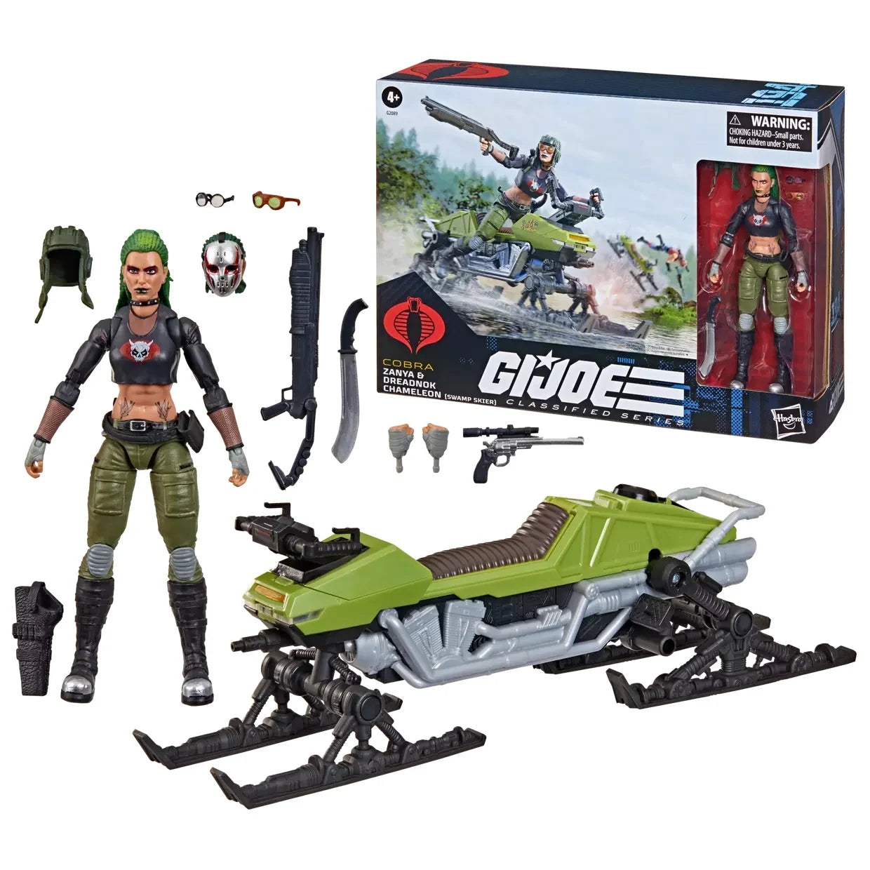 G.I. JOE -Zanya & Dreadnok Chameleon -Fig. Classified Series #194 15cm