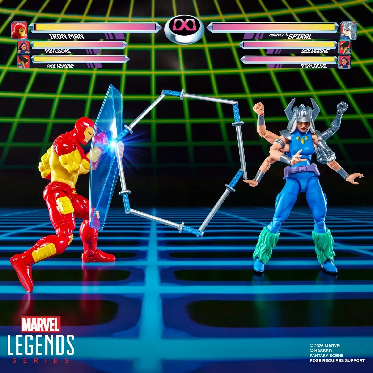 MARVEL - Iron Man vs Marvel's Spiral - Figures Legends Series 15cm