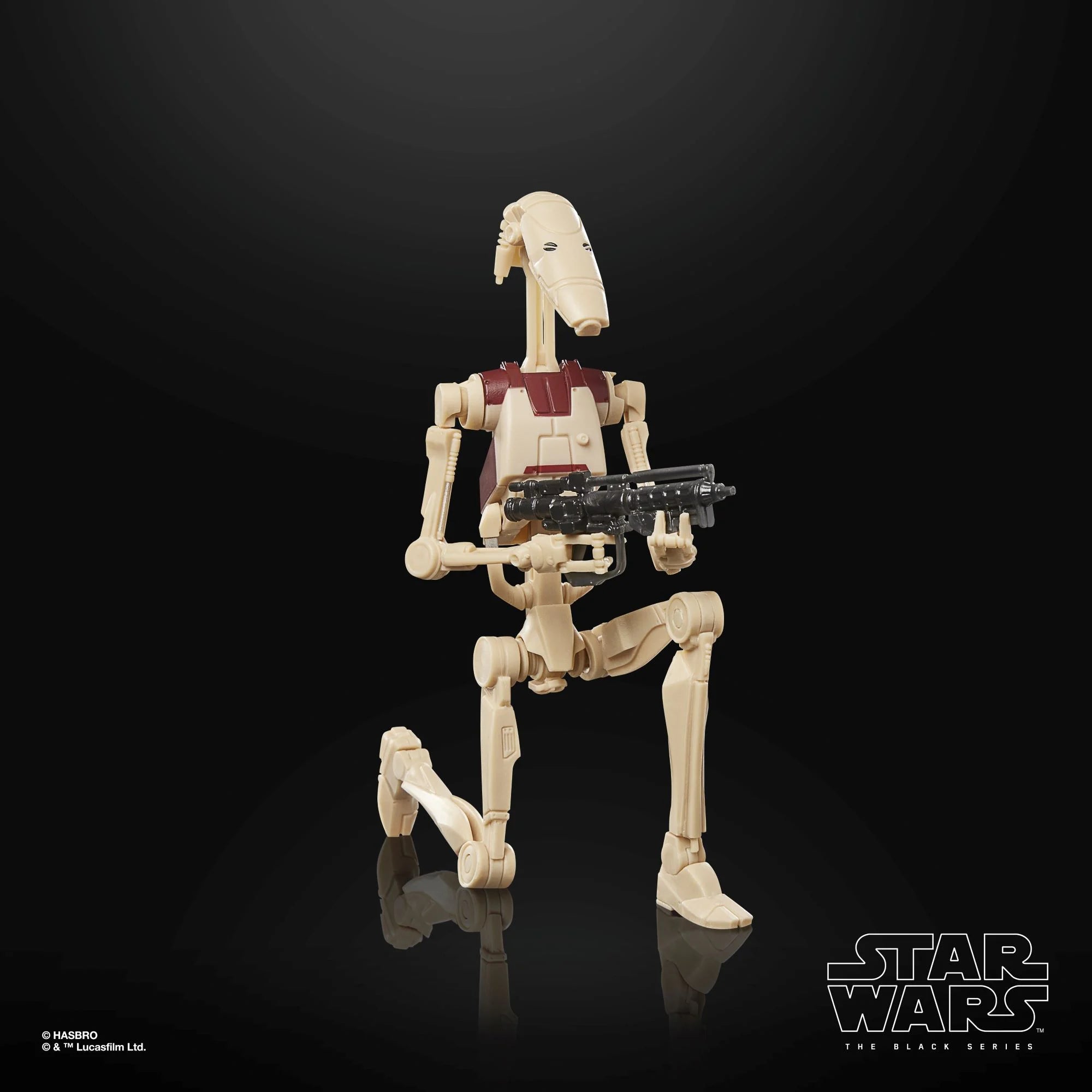 STAR WARS -B1 Battle Droid "May the 4th be.."  -Fig. Black Series 15cm