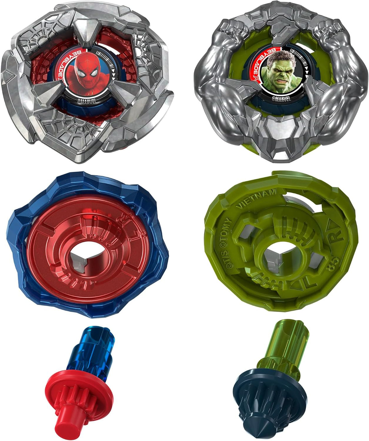 BEYBLADE X - Spider-Man 6-60R & Hulk 3-85N