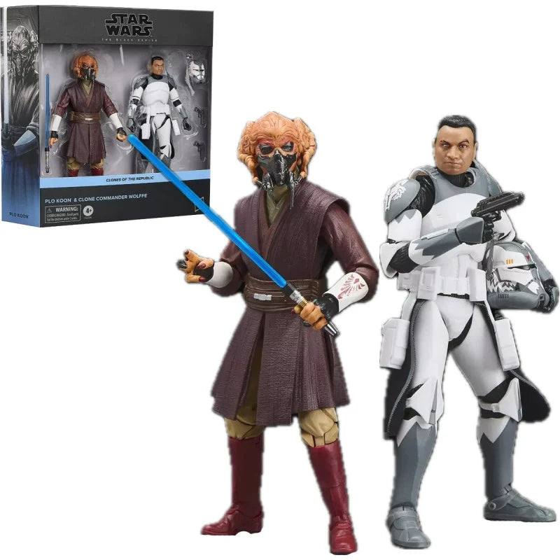STAR WARS - Plo Koon & Commander Wolffe - Figure Black Series 15cm