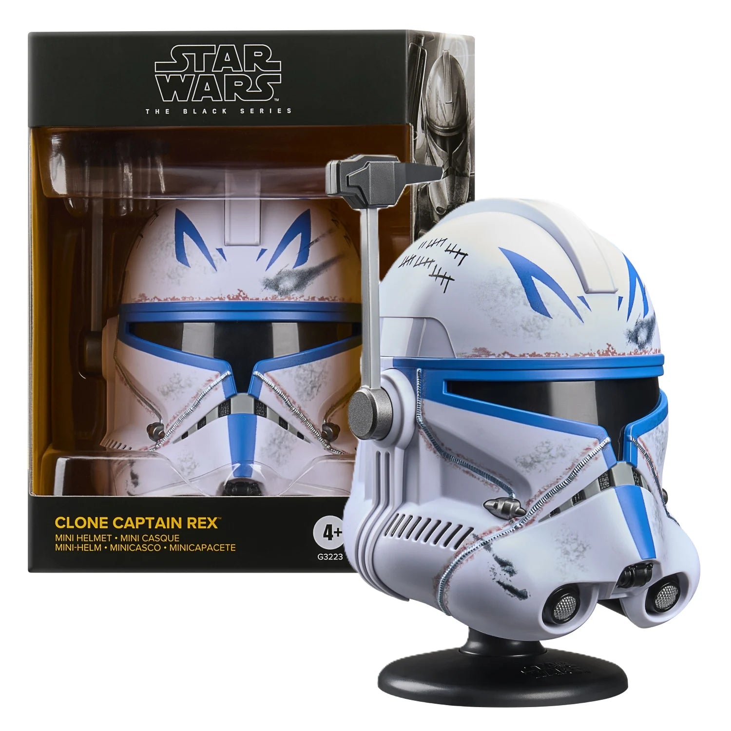 STAR WARS - Clone Captain Rex "Mini Helmet" - Figure Black Series 15cm