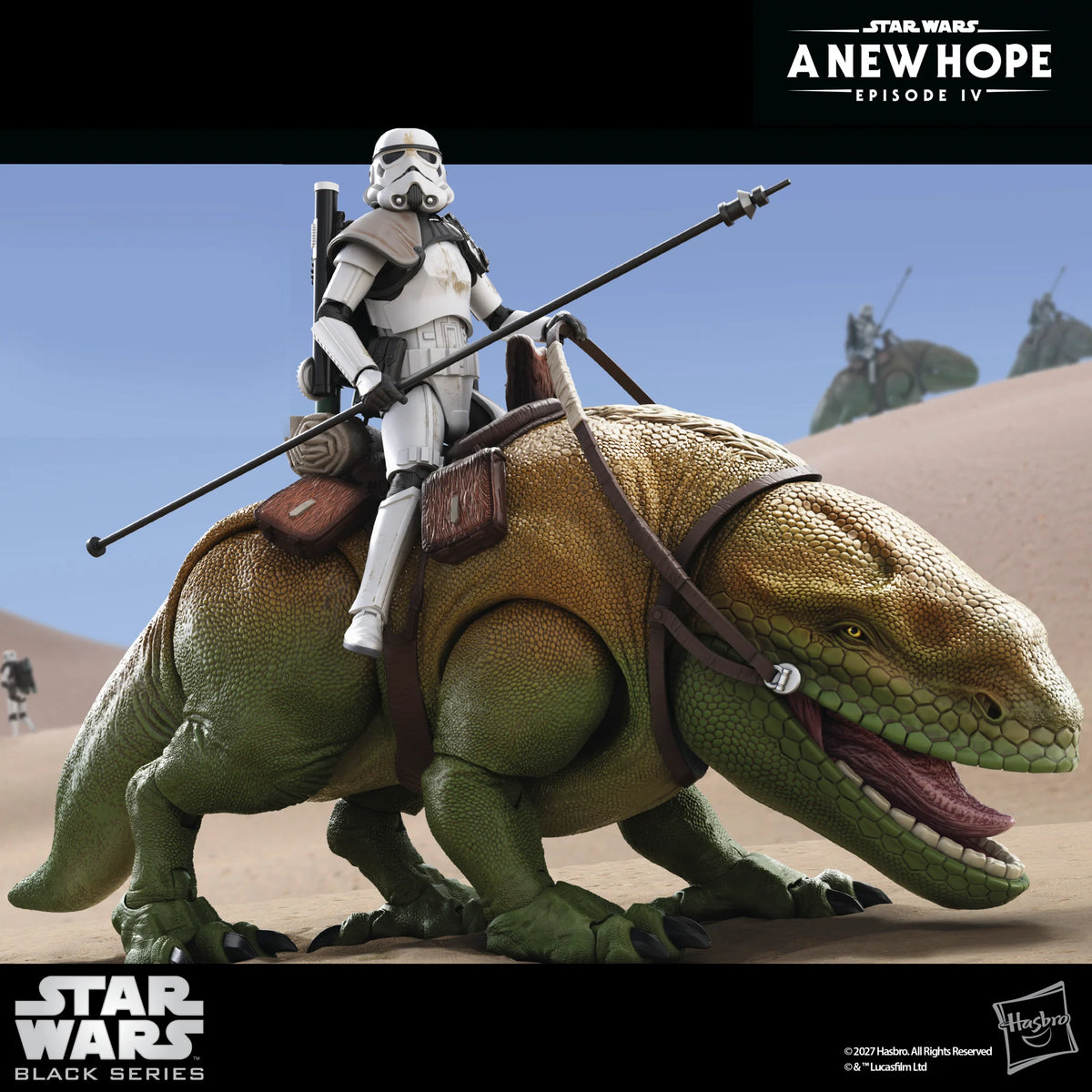 A NEW HOPE - Sandtrooper & Dewback - Figure Black Series 15cm