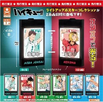 GASHAPON - HAIKYU Light up Poster side B (30 Capsule 68mm)