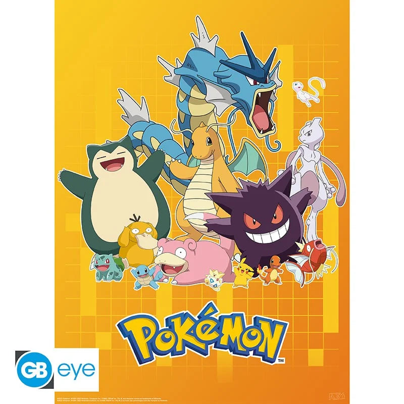 POKEMON - Colourful Characters - Set 2 posters '52x38'
