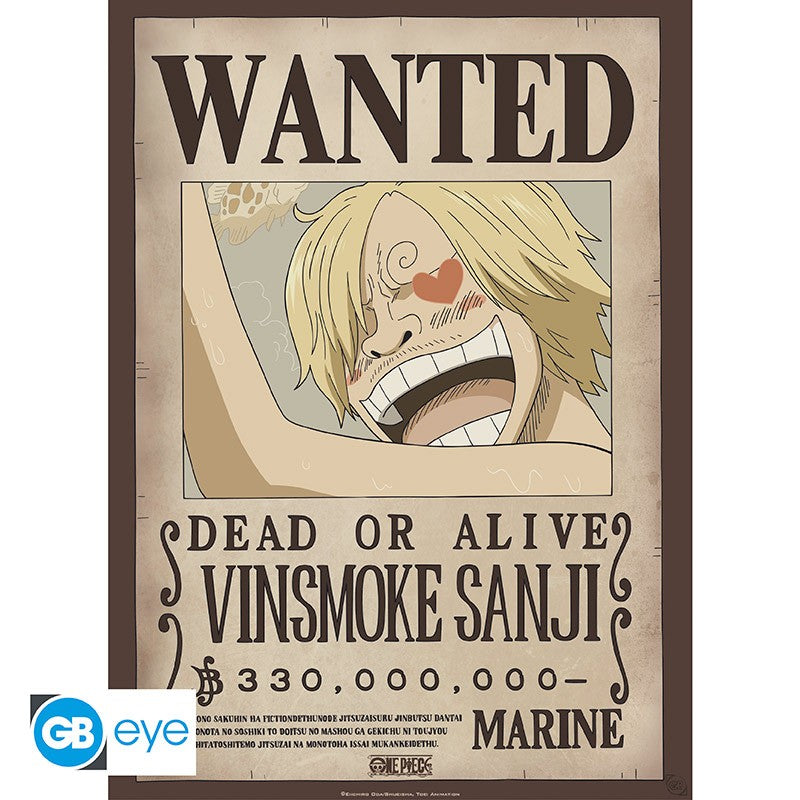 ONE PIECE - Wanted Zoro & Sanji - Set 2 posters '52x38'