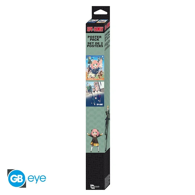 SPY X FAMILY - A double Family - Set 2 posters '52x38'