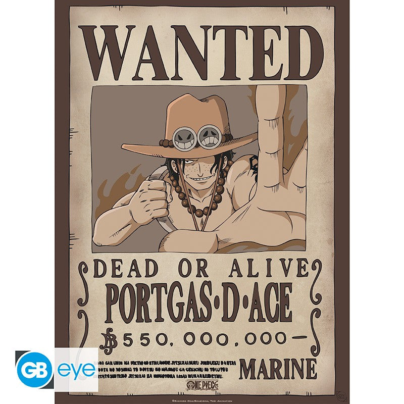 ONE PIECE - Wanted Sabo & Ace - Set 2 posters '52x38'