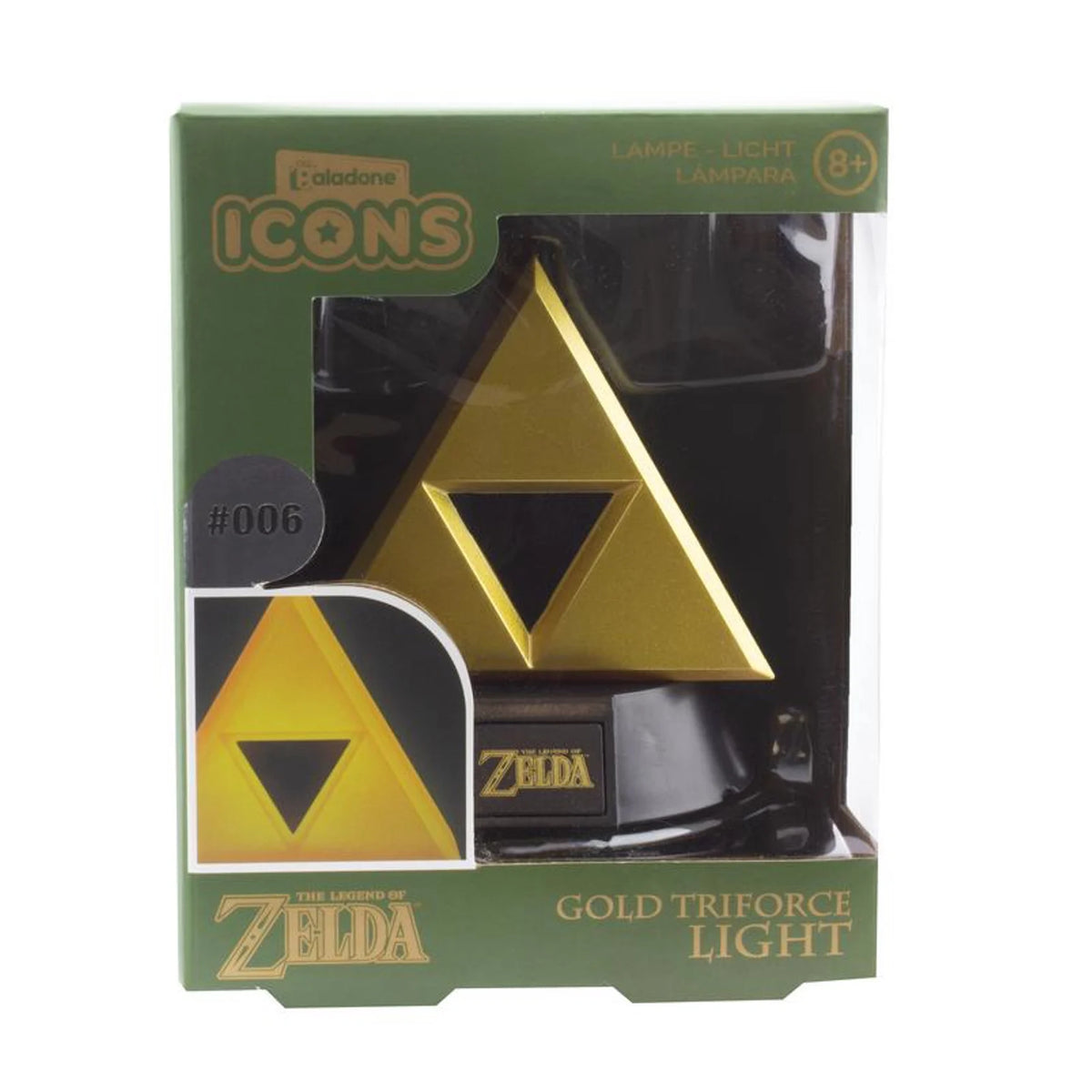 ZELDA - Gold Triforce 3D Mini Light - 10cm