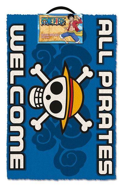 ONE PIECE - Doormat 40X60 - All Pirates Welcome