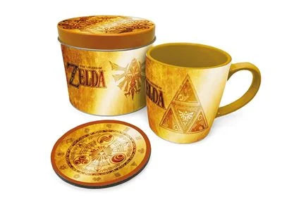 THE LEGEND OF ZELDA - Golden Triforce - Mug & coaster in metal tin