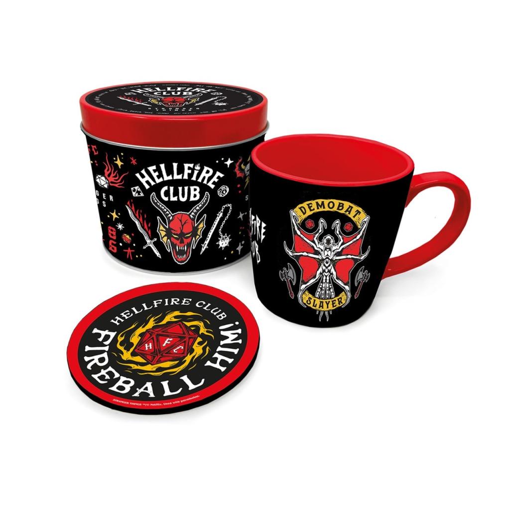 STRANGER THINGS - Hellfire Club - Mug & coaster in metal tin