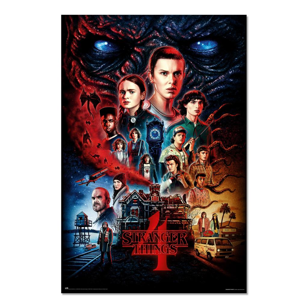 STRANGER THINGS - Teaser Saison 4 - Poster 61x91cm