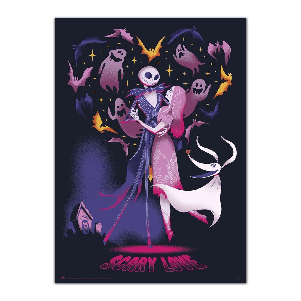 NIGHTMARE BEFORE XMAS - 'Gow in the Dark' Poster 50x70cm