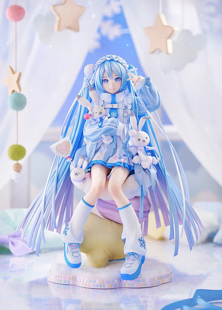 HATSUNE MIKU - Snow Miku Yukiiro Pop - Statue 1/7 24cm