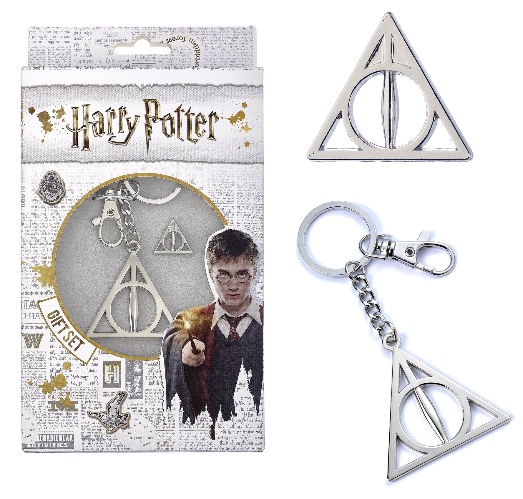 HARRY POTTER - Deathly Hallows - Keychain & Pin's