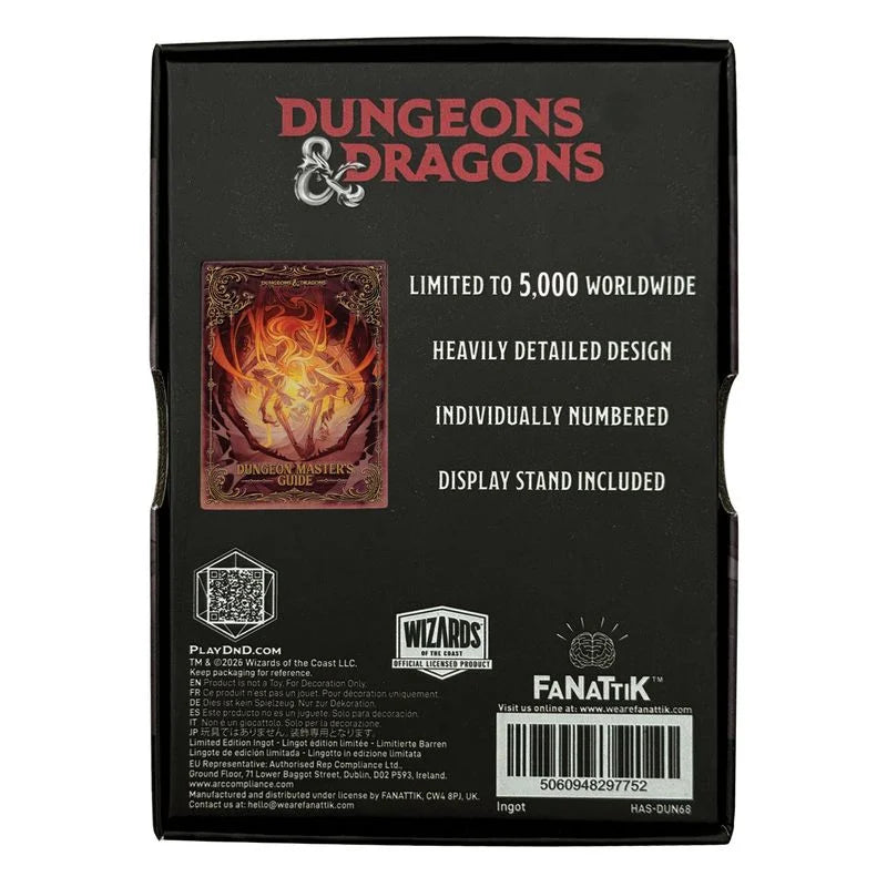 DUNGEONS & DRAGONS - Master Guide - Limited Edition Ingot