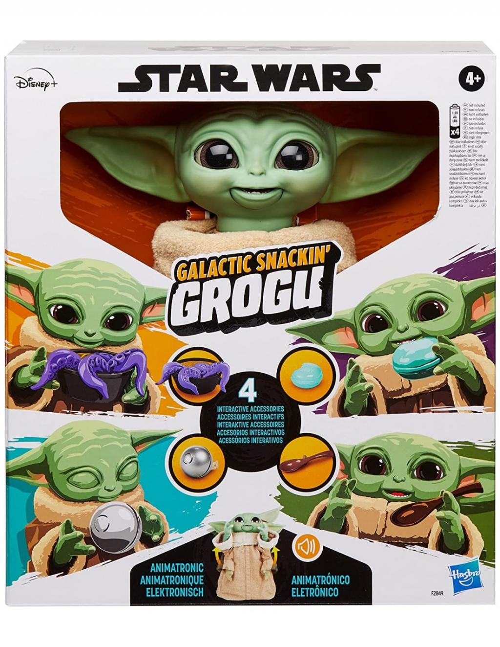 STAR WARS - Galagtic Snackin' Grogu - Interactive Figure 23cm 'UK'