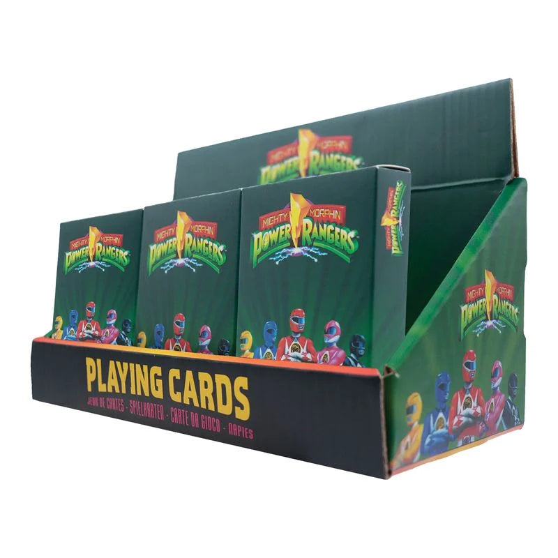 POWER RANGERS - Playing Cards CDU Containing 12 Packs