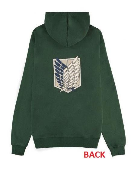 ATTACK ON TITAN - Scout Regiment - Men's Zipper Hoodie (XL)
