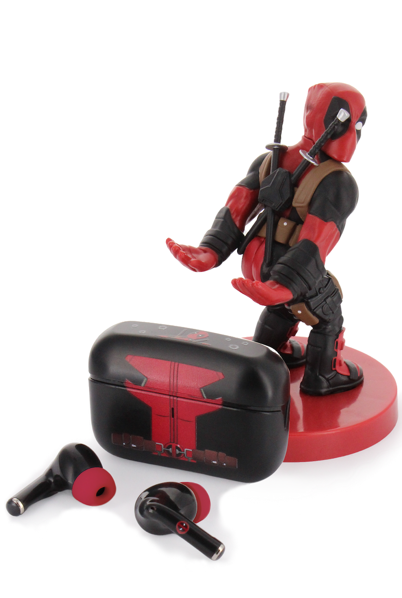 DEADPOOL - Buds Pro Bundle - Wireless Bluetooth Earbuds + Holder