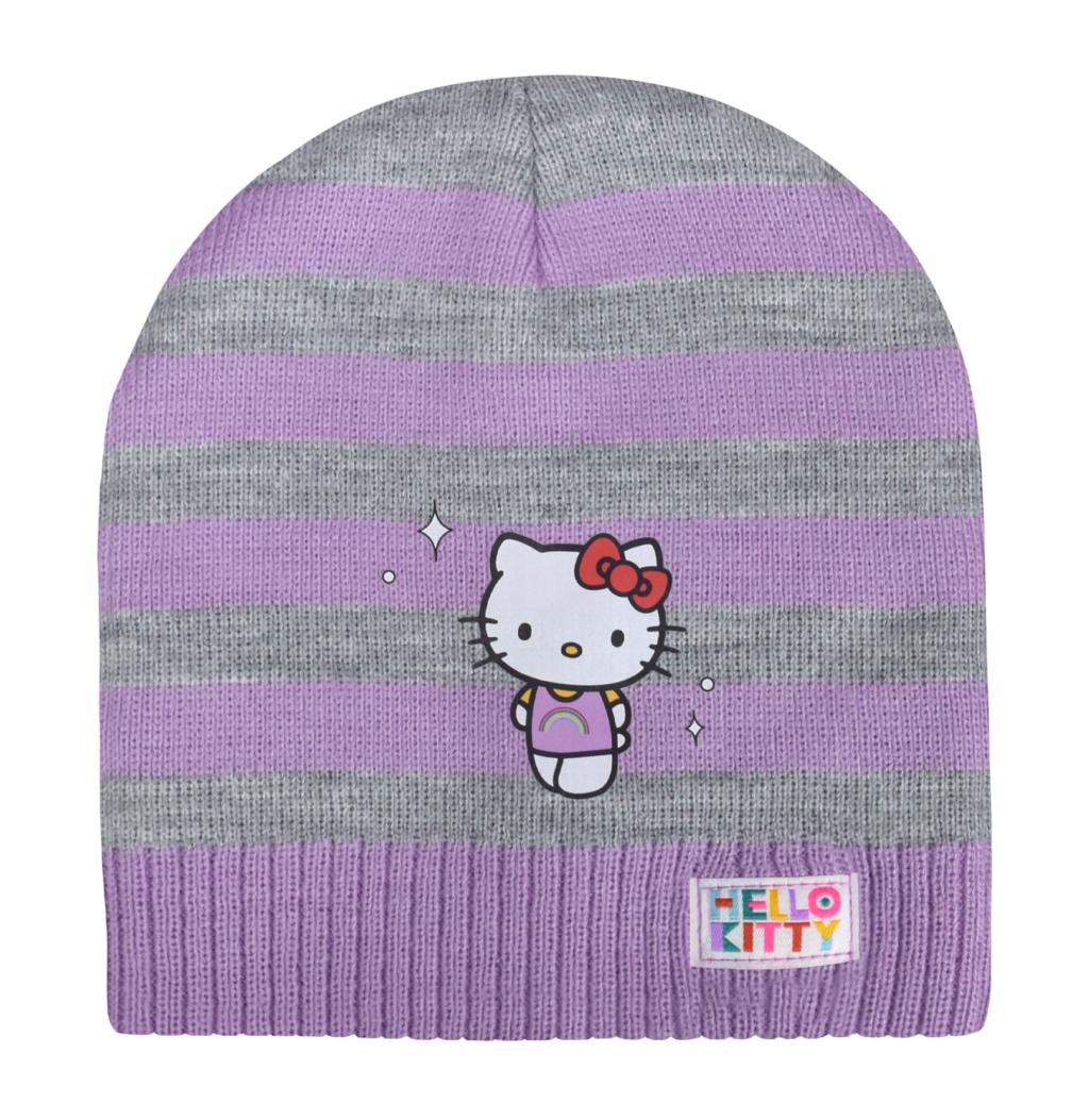 HELLO KITTY - Purple - Kids Beanie