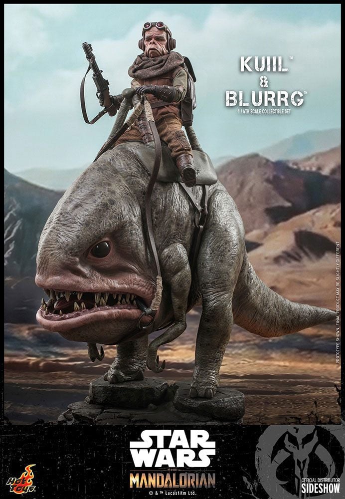 STAR WARS - Kuiil & Blurrg (The Mandalorian) - Statues 37cm